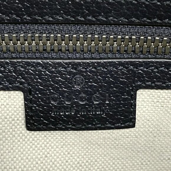 Auth GUCCI Ophidia GG Small Shoulder Bag 598125 Cream Dark Navy Red PVC - Picture 14 of 16